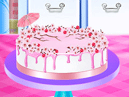 Cherry Blossom Cake Cooking - Food Game cover