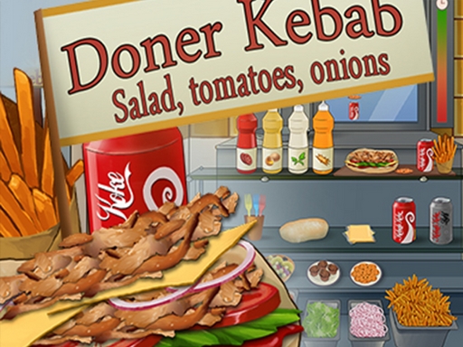 Doner Kebab : Salad Tomatoes Onions game cover